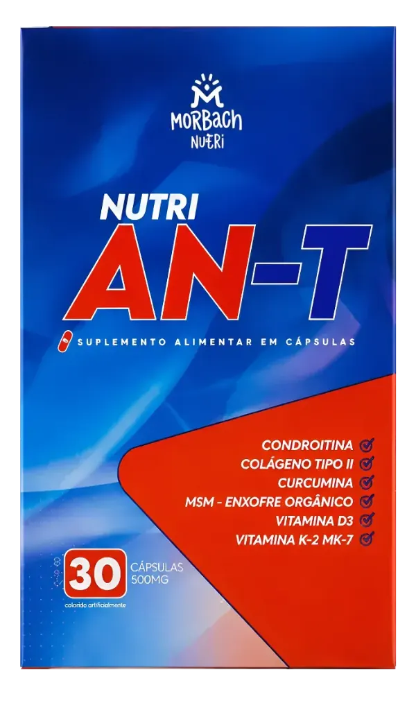 Embalagem do suplemento Nutri Ant AN-T, 30 cápsulas